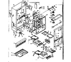 Kenmore 1066668860 cabinet parts diagram