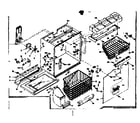 Kenmore 1066668860 freezer section parts diagram