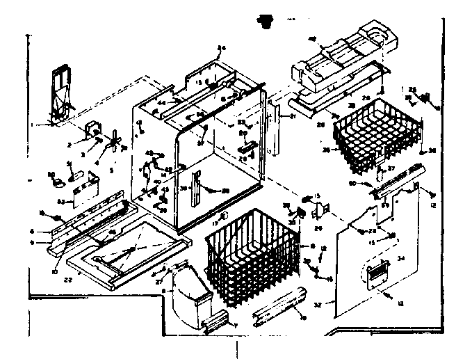 Freezer section parts