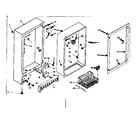 Kenmore 106625120 cabinet parts diagram