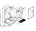 Kenmore 106625200 cabinet parts diagram