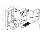 Kenmore 106625202 cabinet parts diagram