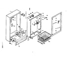 Kenmore 106625210 cabinet parts diagram