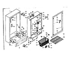 Kenmore 106625422 cabinet parts diagram