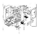 Kenmore 106625482 cabinet parts diagram