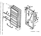 Kenmore 106625620 door parts diagram