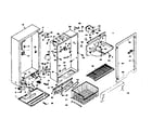 Kenmore 106626150 cabinet parts diagram