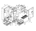 Kenmore 106626141 cabinet parts diagram