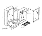 Kenmore 106626200 cabinet parts diagram