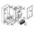Kenmore 106626220 cabinet parts diagram