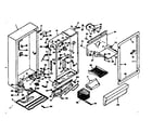 Kenmore 106626240 cabinet parts diagram