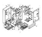 Kenmore 106626450 cabinet parts diagram