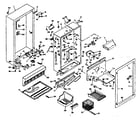 Kenmore 106626480 cabinet parts diagram