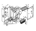 Kenmore 106626620 cabinet parts diagram