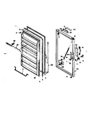 Freezer door parts