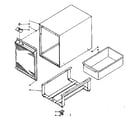 Kenmore 106635141 cabinet parts diagram