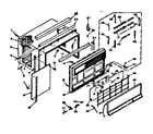 Kenmore 10665190 cabinet parts diagram