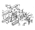 Kenmore 10665190 air flow parts diagram