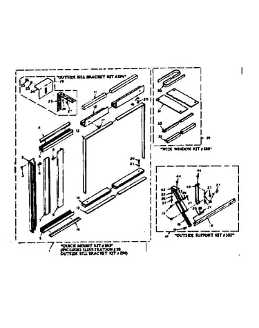 Accessory kit parts