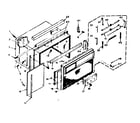 Kenmore 10665270 cabinet parts diagram