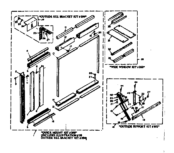 Accessory kit parts