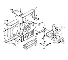 Kenmore 10665420 air flow parts diagram