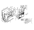 Kenmore 10665620 cabinet parts diagram