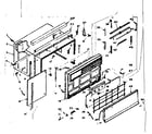 Kenmore 10666130 cabinet parts diagram
