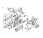 Kenmore 10666160 air flow parts diagram