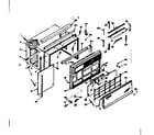 Kenmore 10666170 cabinet parts diagram