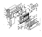 Kenmore 10666210 cabinet parts diagram