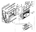 Kenmore 10666610 cabinet parts diagram