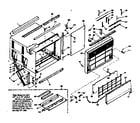 Kenmore 10666800 cabinet parts diagram