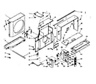 Kenmore 10666800 air flow parts diagram