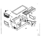 Kenmore 198615140 cabinet parts diagram