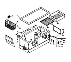Kenmore 198615150 cabinet parts diagram
