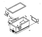 Kenmore 198615201 cabinet parts diagram