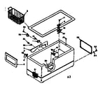 Kenmore 198615210 cabinet parts diagram