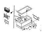 Kenmore 198615421 cabinet parts diagram