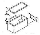 Kenmore 198615600 cabinet parts diagram