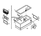 Kenmore 198615610 cabinet parts diagram