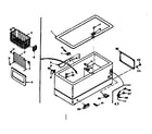 Kenmore 198615821 cabinet parts diagram