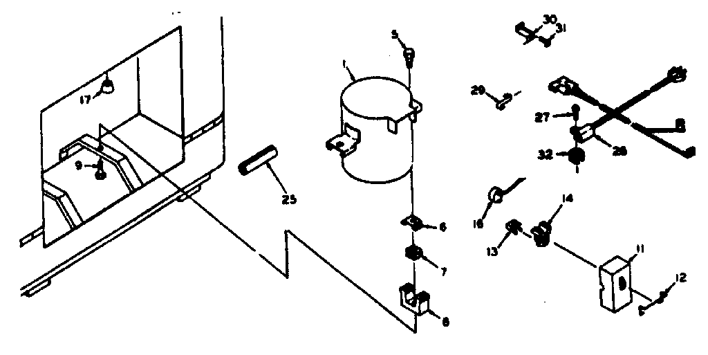 Freezer unit parts