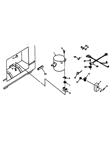 Freezer unit parts