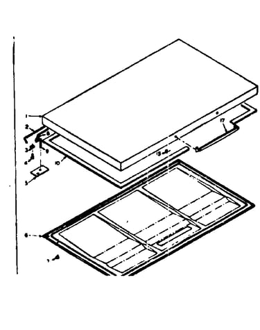 Freezer door parts