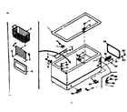 Kenmore 198616420 cabinet parts diagram