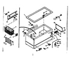 Kenmore 198616440 cabinet parts diagram