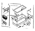 Kenmore 198616450 cabinet parts diagram