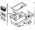Kenmore 198616620 cabinet parts diagram