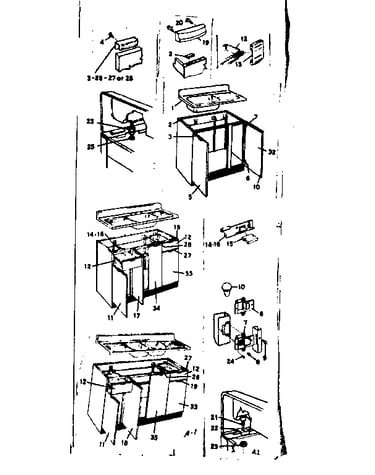 Cabinet parts